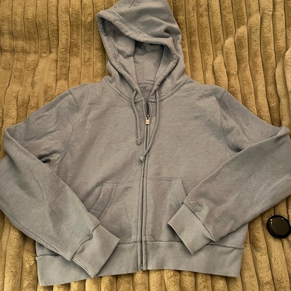 Sky Blue Fleeced Hoodie - Picture 5 of 8
